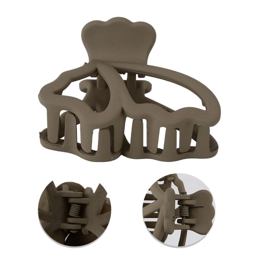 Elegant Butterfly Hair Clip Hairdo Clips Brown 3 Pcs - Picture 3 of 3